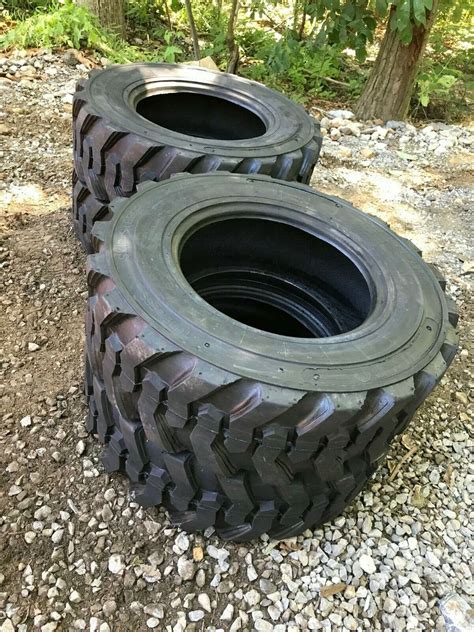 4 new double wall 10-16.5 skid steer tires wheels rims|Set of 4.